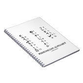 Phönizische Alphabet (alte Sprachsymbole) Notizblock (Rechte Seite)