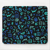 Phönizisches Alphabet Mousepad (Vorne)