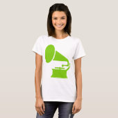 Phonograph - Martian Green T-Shirt (Vorne ganz)
