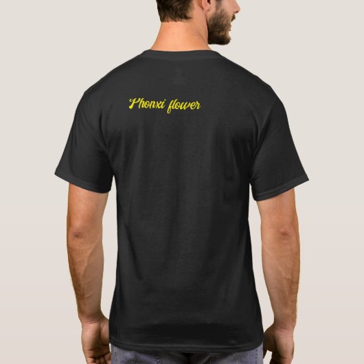 Phonxi-Blume T-Shirt (Rückseite)