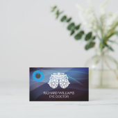 Phoropter | Augenarzt | Augenlogos Visitenkarte (Stehend Vorderseite)