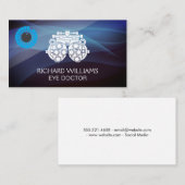 Phoropter | Augenarzt | Augenlogos Visitenkarte (Vorne/Hinten)