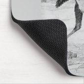 Phororhacos Terrorbird Mousemat Mousepad (Ecke)