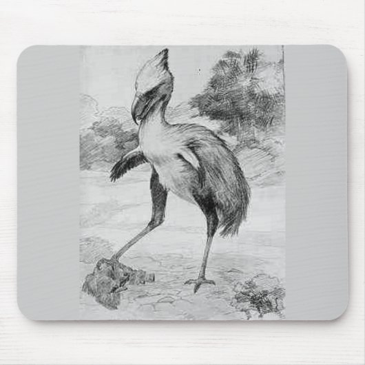 Phororhacos Terrorbird Mousemat Mousepad (Vorne)