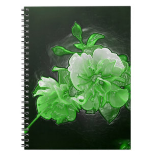 Phosphor-Blume Notizblock
