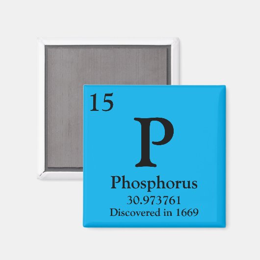 Phosphor-Periodischer Tisch Magnet (Vorderseite/Rückseite)