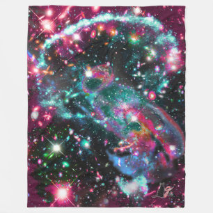 Phosphorescence-Star-Feldvlies-Blanken Fleecedecke