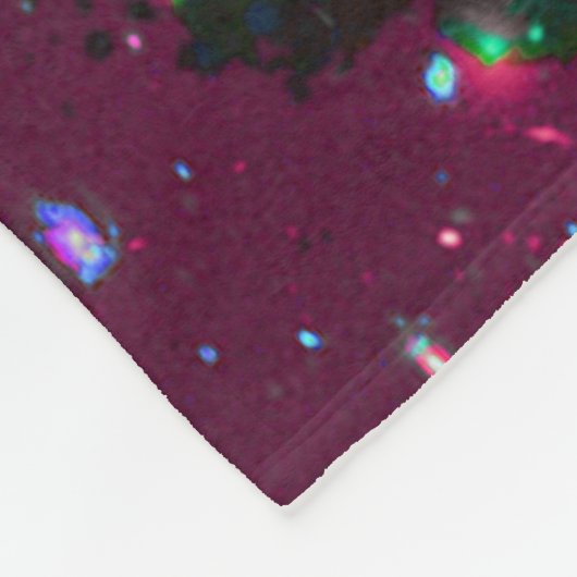 Phosphorescence Star Field Fleece Blanket (Ecke)