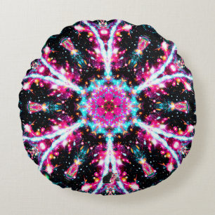 Phosphorescence Stellar Kaleid Rundkissen Rundes Kissen