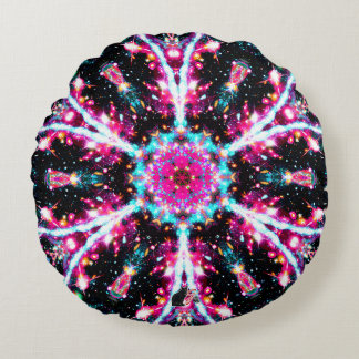 Phosphorescence Stellar Kaleid Rundkissen Rundes Kissen