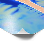 Phosphorescent Golden Fawnicorn Fotodruck (Ecke)