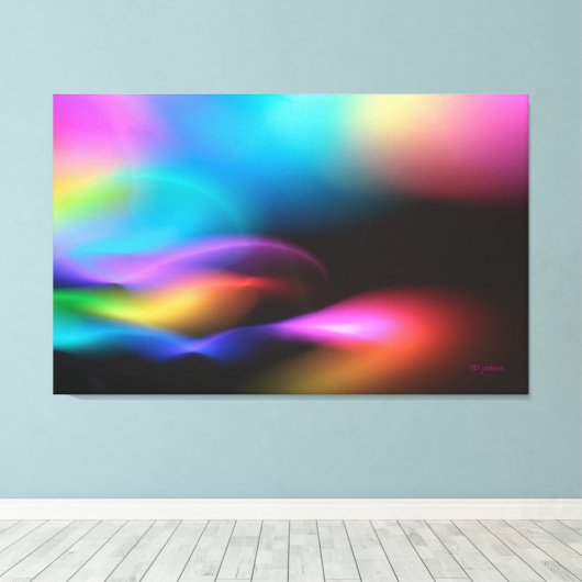 Phosphorescent Leinwanddruck (Insitu (Holzboden))