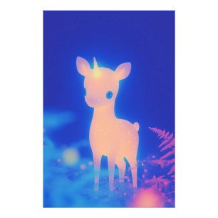 Phosphorescent Pearl Fawnicorn Fotodruck