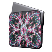 Phosphoreszenz Zen Lotus Laptopschutzhülle (Vorderseite Links)