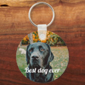 Photo and Text Custom Personalized Schlüsselanhänger (Vorderseite)