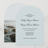 Photo Arch Shaped Wedding Invitation Einladung (Vorne/Hinten)