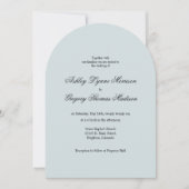 Photo Arch Shaped Wedding Invitation Einladung (Vorderseite)