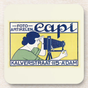 Photo Art Studio, Amsterdam, Vintage Style  Getränkeuntersetzer