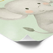 Photo Backdrop Family Gathering Keepsake | Elegant Poster (Ecke)