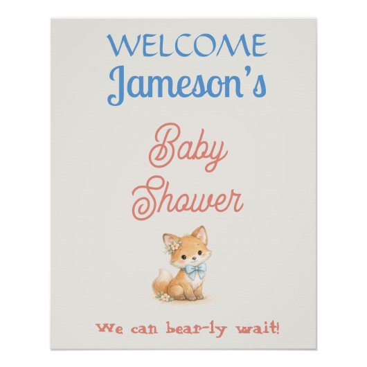 Photo Backdrop Family Gathering Keepsake | Elegant Poster (Vorderseite)