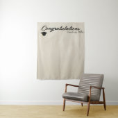 Photo Backdrop for Grad party Faux Drapery Wandteppich (Beispiel)