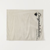 Photo Backdrop for Grad party Faux Drapery Wandteppich (Vorderseite (Horizontal))