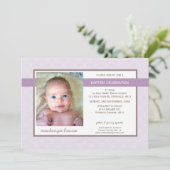 PHOTO BAPTISM INVITE :: glory 5L Einladung (Stehend Vorderseite)
