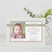PHOTO BAPTISM INVITE :: glory 5L Einladung (Stehend Vorderseite)