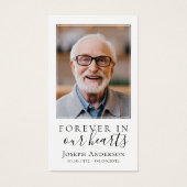 Photo Beach Memorial Prayer Card (Vorderseite)