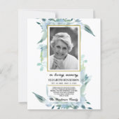 PHOTO Budget Sympathy In Loving Memory. (Vorderseite)