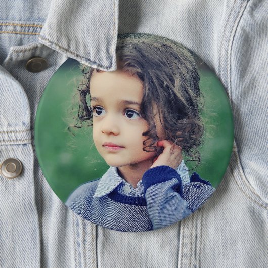 PHOTO BUTTON custom big large (Beispiel)