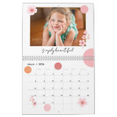 Photo Calendar 2026 Pretty Floral Motivational Kalender (Mär 2026)
