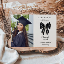 Photo Chic Coquette Graduation Celebration Ankündigung