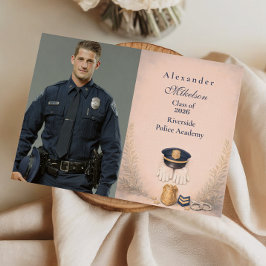 Photo Classic Law Enforcement Graduation Ceremony Ankündigung