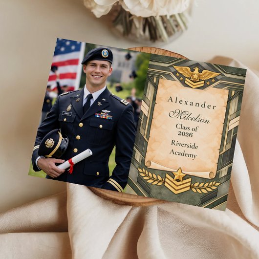Photo Classic Military Graduation Ceremony Ankündigung
