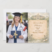 Photo Classic Veterinary School Graduation Ankündigung (Vorderseite)