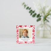 Photo Classroom Valentine Mini Card Personalized Begleitkarte (Stehend Vorderseite)