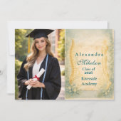 Photo Clinical Physical Therapy Graduation Ankündigung (Vorderseite)