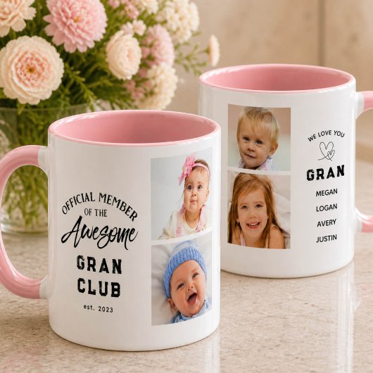 Photo Collage Awesome GRAN Mug Tasse