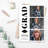 Photo Collage Class of 2024 Graduation Ankündigung