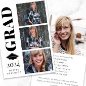 Photo Collage Class of 2024 Graduation Ankündigung