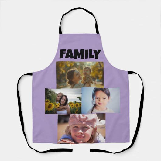 PHOTO COLLAGE CUSTOM KITCHEN APRON FOR MOM SCHÜRZE (Vorderseite)