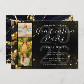 Photo Collage Graduation Party Invitation Einladung (Vorne/Hinten)