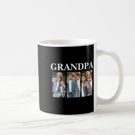 Photo Collage Grandpa D Gift Kaffeetasse (Rechts)