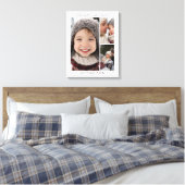 Photo Collage Keepsake Heart Leinwanddruck (Insitu (Schlafzimmer))