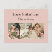 Photo Collage & Message - Personalized Gift |  Postkarte (Vorderseite)