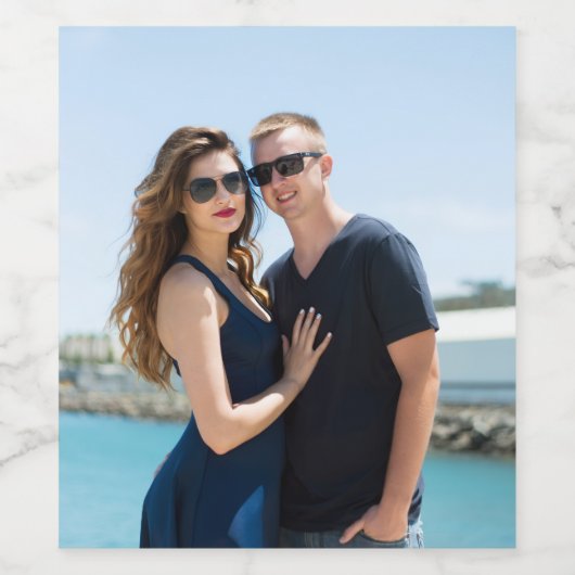 PHOTO CUSTOM WINE LABEL WEINETIKETT (Einzelnes Label)