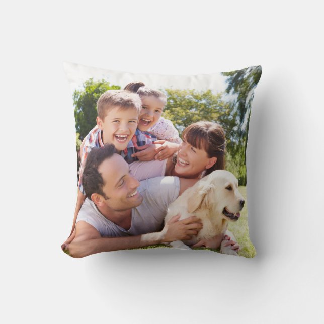 Photo Customised Pillow With Picture Throw Pillows Kissen (Vorderseite)