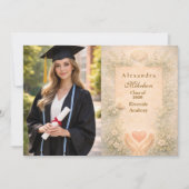 Photo Elegant Psychology Graduate Ankündigung (Vorderseite)