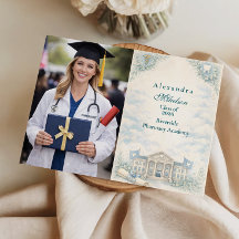 Photo Elegant White Coat Dentist Graduation Party